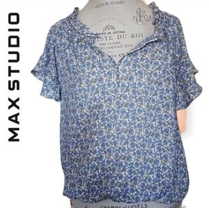 Max Studio Floral Blouse